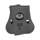 Жорстка полімерна поясна поворотна кобура IMI Defense для Glock 19/23/25/28/32 під ліву руку. - зображення 4