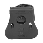 Жесткая полимерная поясная поворотная кобура IMI Defense для Walther P99 под правую руку. - изображение 4