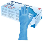 Рукавички латексні Ampri Med Comfort High Risk неопудрені Размер S 50 шт Темно-сині (4044941720548) - зображення 1
