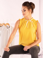 Блузка жіноча Merribel Amargo S Жовта (5907621603182) - зображення 1