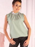 Блузка жіноча Merribel Atmade L Зелена (5907621603236) - зображення 5