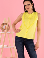 Блузка жіноча Merribel Nenaria XL Жовта (5907621613631) - зображення 1