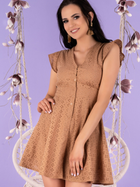 Sukienka Merribel Cantan XL Camel (5907621613112) - obraz 1
