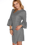 Sukienka tunika damska Merribel Lorrainnea XL Szara (5902143685401) - obraz 1