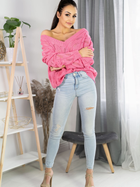 Пуловер жіночий Merribel Gloris L-XL Рожевий (5907621615536) - зображення 4