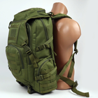 Рюкзак тактичний Tactical 0999 Modular 45 л Olive - зображення 3