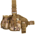 Сумка тактическая на бедро кобура тактическая Zelart Military Rangers 9107 Camouflage Multicam - изображение 3