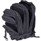 Тактический штурмовой многофункциональный рюкзак M07B , городской. Трекинговый рюкзак 45 л. Black - изображение 14