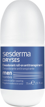 Кульковий дезодорант-антиперспірант Sesderma Dryses для чоловіків 75 мл (8470002075221) - зображення 1