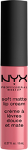 Рідка помада для губ NYX Professional Makeup Soft Matte Lip Cream 11 Milan (800897142926) - зображення 1