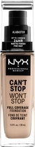 Рідка тональна основа NYX Professional Makeup Can`t Stop Won`t Stop 24-Hour 02 Alabaster 30 мл (800897181086) - зображення 1