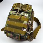 Тактический рюкзак однолямочный Командирский 7 л MultiCam - изображение 8