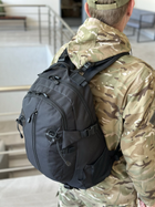 Військовий тактичний штурмовий рюкзак Tactic на 25 л Чорний (A57-807-black) - зображення 4