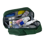 Аптечка сумка органайзер компактная портативная для медикаментов путешествий дома 19х8х13 см (474869-Prob) Зеленая - изображение 3