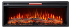 Линейный электрокамин ArtiFlame AF42 с эффектом живого пламени 3 цвета со звуком с обогревом