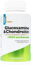 Комплекс для суглобів All Be Ukraine Glucosamine&Chondroitin 120 капсул (4820255570723) - зображення 1