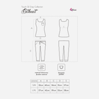 Piżama (top + spodenki) LivCo Corsetti Fashion Rathnait LC 90372 L/XL Szary (5903050365745) - obraz 4