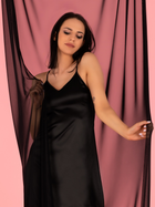 Нічна сорочка LivCo Corsetti Fashion Mirdama LC 90519 S Чорна (5907621610319) - зображення 3