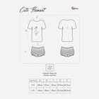 Піжама (футболка + шорти) LivCo Corsetti Fashion Cute Flamant 0304 S/M Різнокольорова (5907621612870) - зображення 8