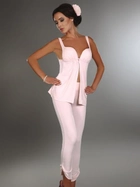 Piżama (top + spodnie) LivCo Corsetti Fashion Leah LC 90052 S Pink (5907996386246) - obraz 1