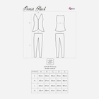 Piżama (top + spodnie) LivCo Corsetti Fashion Persil 90042-1 XL Black (5907621608880) - obraz 4