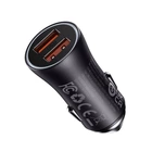 Автомобильное зарядное устройство Baseus Black Contactor Max Dual Fast Charger Car Charger U+U 60W CGJM000013