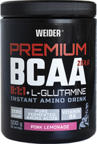 Aminokwasy Weider Premium BCAA 8:1:1 + Glutamina 500 g Różowa Lemoniada (8414192345900) - obraz 1