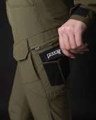 Жіночі брюки карго тактичні BEZET Байрактар хакі - XS - зображення 4