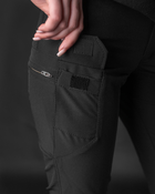 Жіночі брюки карго тактичні BEZET Байрактар чорний - XL - зображення 7