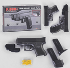 Пистолет Глок 26 с магазином черный в коробке на пульках 6 мм Glock 26 Advance игровой - изображение 3