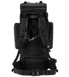 Рюкзак армійський з підсумками на 70 л, A21, (65х16х35 см), Чорний ART 8145 - изображение 2