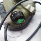 Навушники тактичні Earmor M32X Mark3, активні, з кріпленням на шолом і знімним мікрофоном, колір Олива (243816) - зображення 7