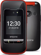 Мобільний телефон Emporia One V200 Black/Red - зображення 6