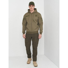 Реглан с капюшоном на молнии Mil-tec Tactical hoodie Olive 11472012-2XL - изображение 7
