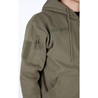 Реглан з капюшоном на блискавці Mil-tec Tactical hoodie Olive 11472012-XL - зображення 3