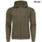 Реглан з капюшоном на блискавці Mil-tec Tactical hoodie Olive 11472012-XL - зображення 6