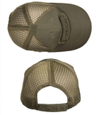 Бейсболка кепка Mil-Tec Олива 12317601 с липучкой и сеткой - изображение 3