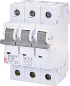 Автоматический выключатель ETIMAT 6 3p B 20А (6 kA), 2115517, ETI