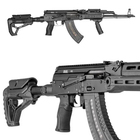 Рукоятка пістолетна для AK, FAB Defence GRADUS, колір – Чорна, прогумована для AK-47/74, AKM, АКС-74У - зображення 9