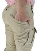 Тактические легкие штаны Soft Shell (без флиса) карго Eagle SP-02 Койот (Песочные) M - изображение 6