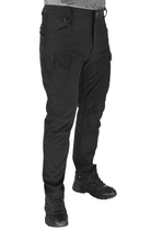 Тактичні штани легкі Soft Shell (без флісу) карго Eagle SP-02 Чорні L - зображення 3