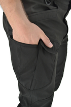 Тактические легкие штаны Soft Shell (без флиса) карго Eagle SP-02 Черные L - изображение 7