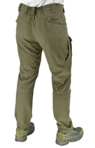 Тактичні штани легкі Soft Shell (без флісу) карго Eagle SP-02 Олива (Зелені) 2XL - зображення 5