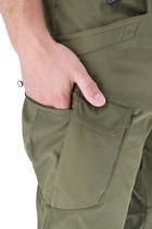 Тактические легкие штаны Soft Shell (без флиса) карго Eagle SP-02 Олива (Зеленые) 3XL - изображение 8