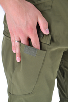 Тактичні штани легкі Soft Shell (без флісу) карго Eagle SP-02 Олива (Зелені) XL - зображення 6