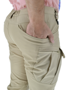 Тактические легкие штаны Soft Shell (без флиса) карго Eagle SP-02 Койот (Песочные) S - изображение 6