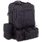 Рюкзак тактический рейдовый SP-Sport ZK-5504 размер 31x20x48см 30л Цвет: Черный - изображение 1