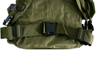 Тактический рюкзак с подсумками "B08 oliva - Оливковый" 55л, штурмовой рюкзак мужской (1009421-LightGreen) - зображення 4