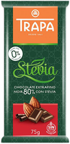 Czekolada gorzka Trapa 80% kakao stewia 75g (8410679030031)