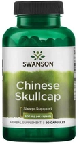 Suplement diety Swanson Fs Chinese Scullcap Tarczyca Baj 400 mg 90 kapsułek (0087614111285) - obraz 1